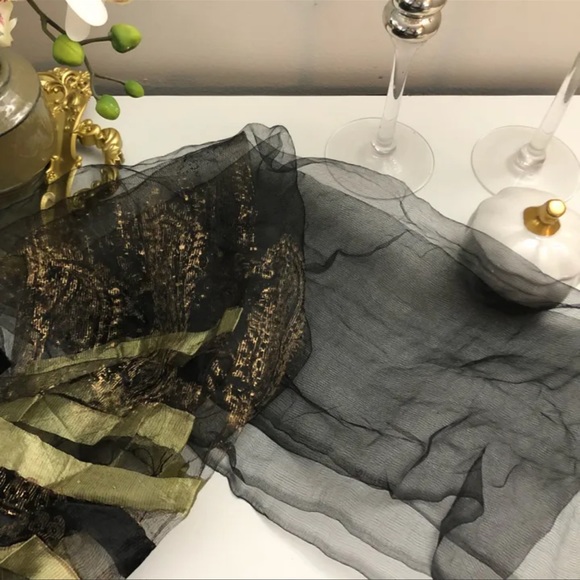 NWT| Silk Sheer Shawl/Scarf - Picture 8 of 8